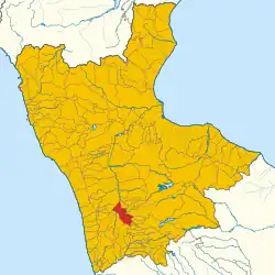 Localisation de Cosenza