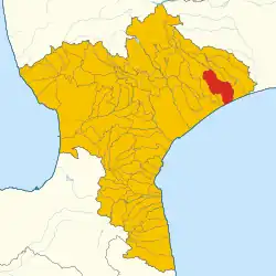 Localisation de Cropani