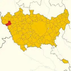 Localisation de Cuggiono