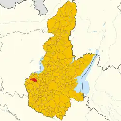 Localisation de Erbusco