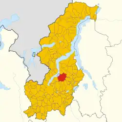 Localisation de Faggeto Lario