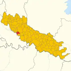 Localisation de Gombito