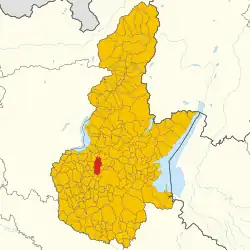 Localisation de Gussago