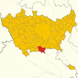 Localisation de Lacchiarella