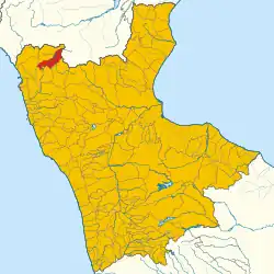 Localisation de Laino Castello