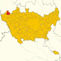 Localisation de Magnago