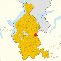 Localisation de Malnate