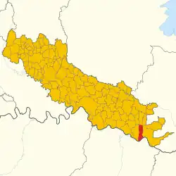 Localisation de Martignana di Po