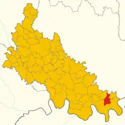 Localisation de Meleti