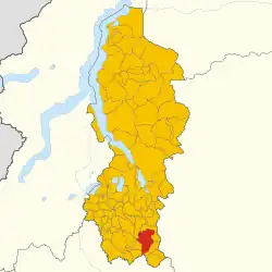 Localisation de Merate