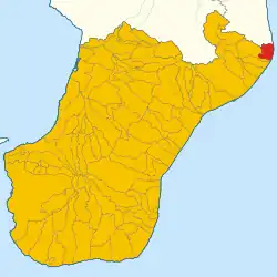 Localisation de Monasterace