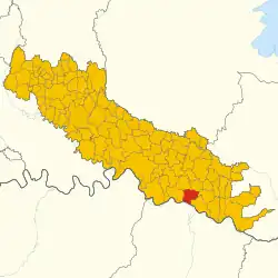 Localisation de Motta Baluffi