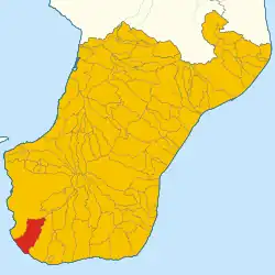 Localisation de Motta San Giovanni