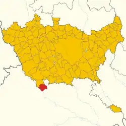 Localisation de Motta Visconti