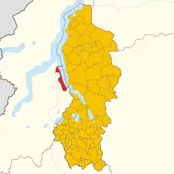 Localisation de Oliveto Lario