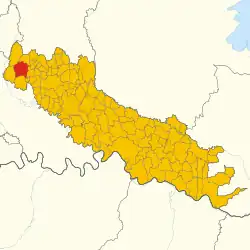 Localisation de Pandino