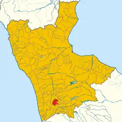 Localisation de Paterno Calabro