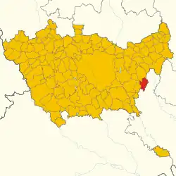 Localisation de Paullo