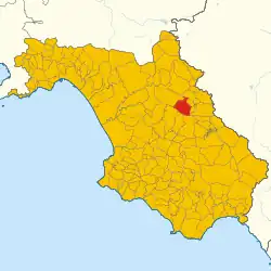 Localisation de Petina