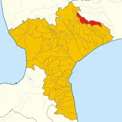 Localisation de Petronà