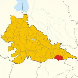 Localisation de Poggio Rusco