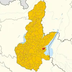 Localisation de Puegnago del Garda