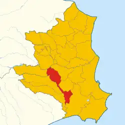 Localisation de Roccabernarda