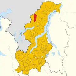 Localisation de San Nazzaro Val Cavargna