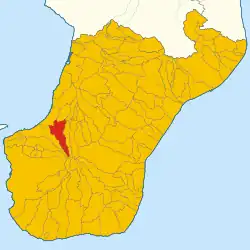 Localisation de Sant'Eufemia d'Aspromonte