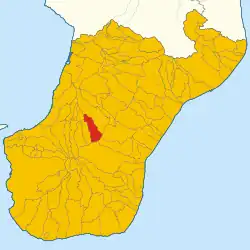 Localisation de Santa Cristina d'Aspromonte