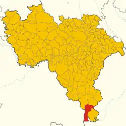 Localisation de Santa Margherita di Staffora