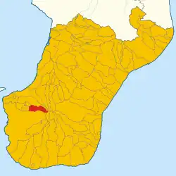 Localisation de Santo Stefano in Aspromonte