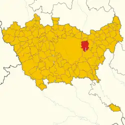 Localisation de Segrate