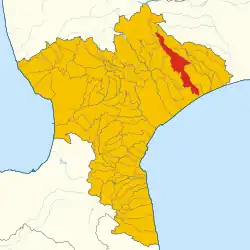 Localisation de Sersale