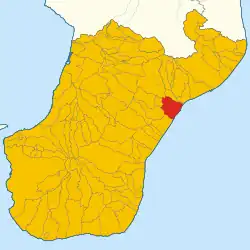 Localisation de Africo