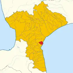 Localisation de Stalettì