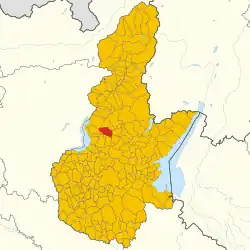 Localisation de Tavernole sul Mella