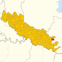 Localisation de Tornata