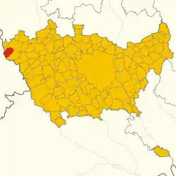 Localisation de Turbigo