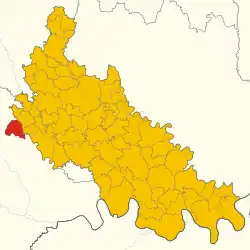 Localisation de Valera Fratta