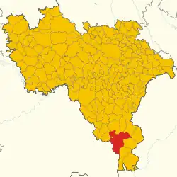 Localisation de Varzi