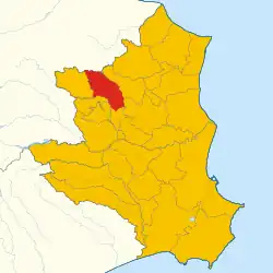 Localisation de Verzino