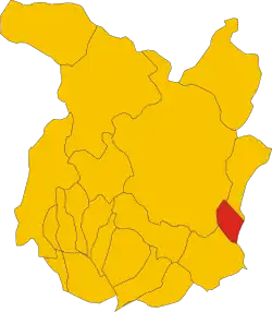 Localisation de Agliana