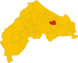 Localisation de Agugliano