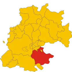 Localisation de Aidone