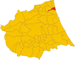 Localisation de Alba Adriatica