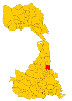 Localisation de Albano Vercellese