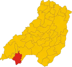 Localisation de Albareto