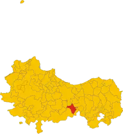 Localisation de Alia