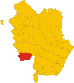 Localisation de Aliano